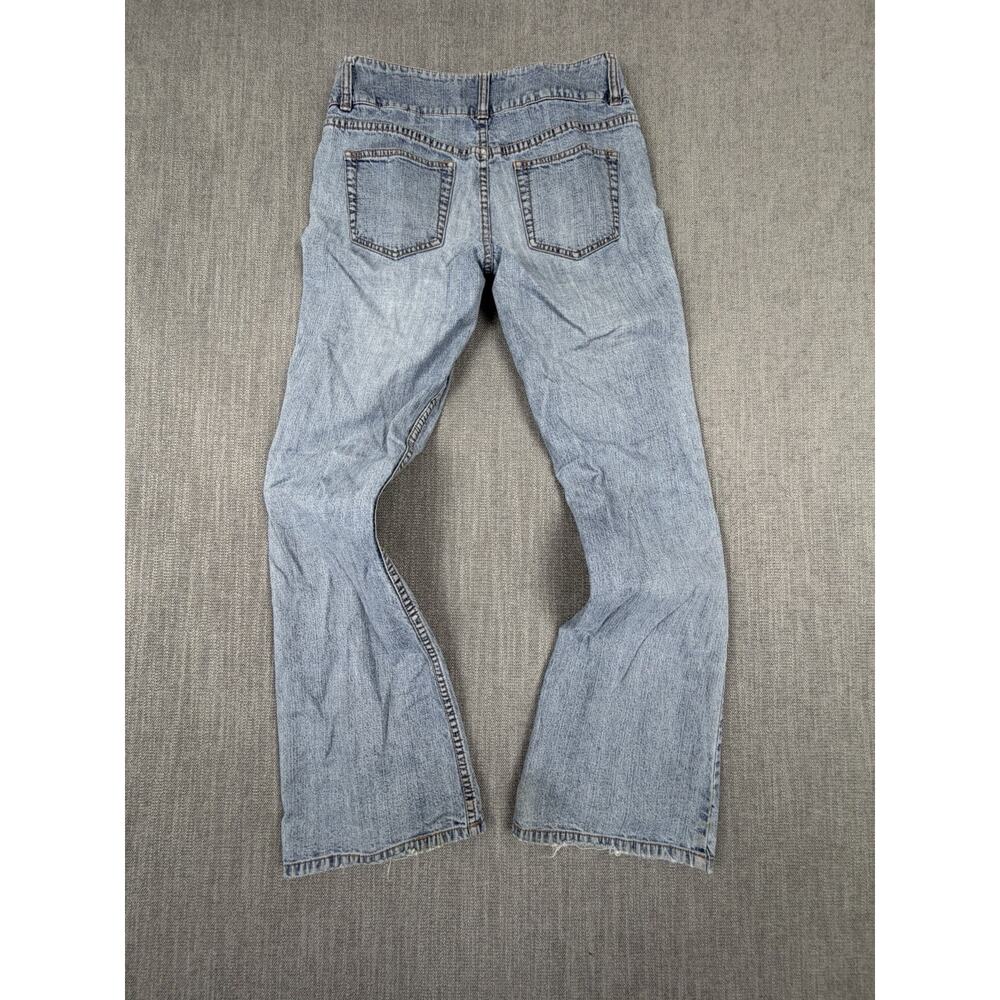 London Jean Women’s Size 6 Flare Jeans Light Wash Low Rise Stretch Denim Y2K - Picture 3 of 8
